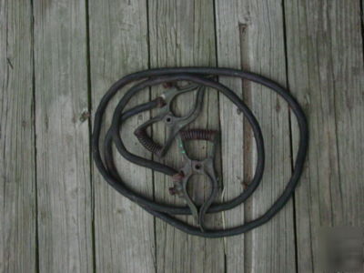 Used 8' heavy duty welder's ground to ground cable