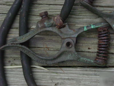 Used 8' heavy duty welder's ground to ground cable