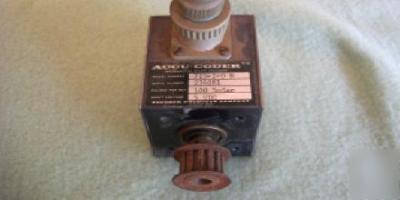 Used incremental shaft encoder made by accu-coder