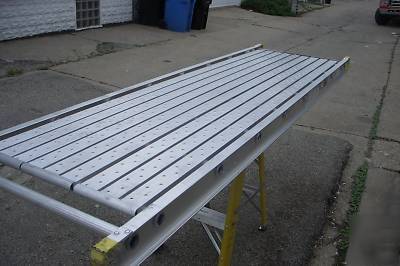 Werner aluminum scaffold stage plank 8' l x 28
