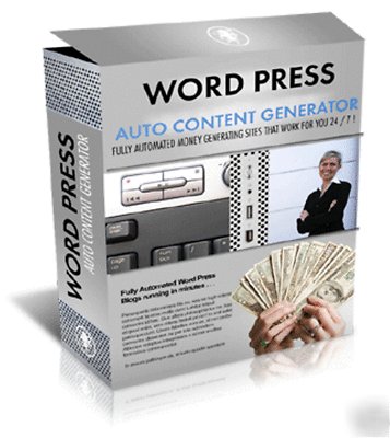 Word press auto blog content generator