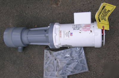 New sethco cpvc centrifugal vert. 2HP acid pump zdx-2CS