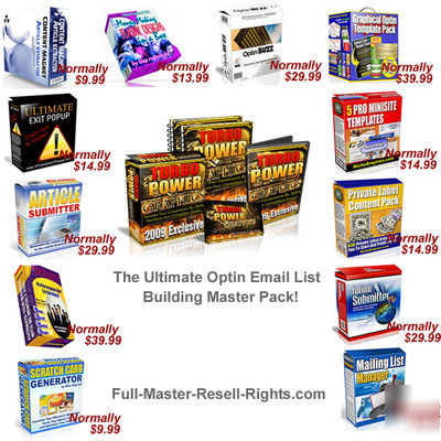 New the massive opt-in list building power pack 