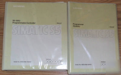 Siemens S5-100U plc complete with programmer & manuals