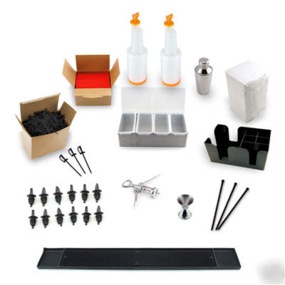 Bar accessories kit - bartendingÂ starter cocktailÂ set