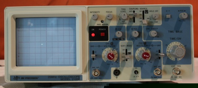 Bk precision 2120B 25MHZ dual channel oscilloscope