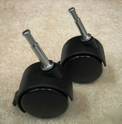 144 casters 2 in brake lock office caster plastic wheel