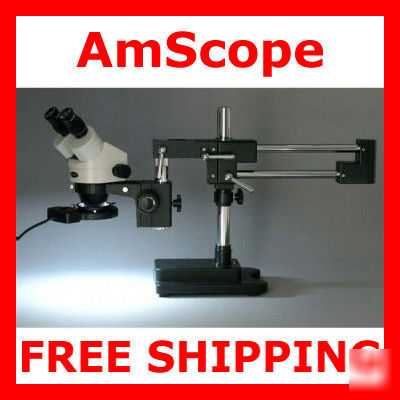3.5-90X stereo industrial inspection boom microscope