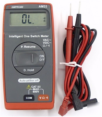 Amprobe AM33 intelligent one switch meter ++free ship++