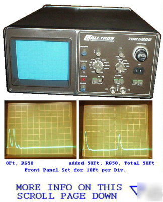 Cabletron 5000 time domain reflectometer free ship 48US