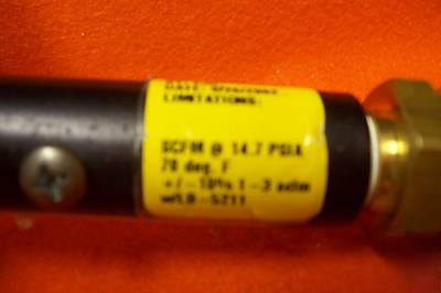 Calibrated flowmeter / hi-q environmental / very nice