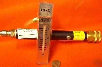 Calibrated flowmeter / hi-q environmental / very nice