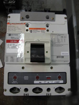 Cutler hammer circuit breaker 3P 600 amp 600V LD3600