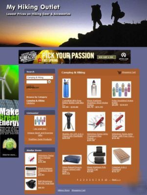 Established hiking internet website business for sale