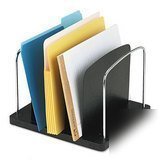 5 pocket trio vertical desk tray buddy products 76504