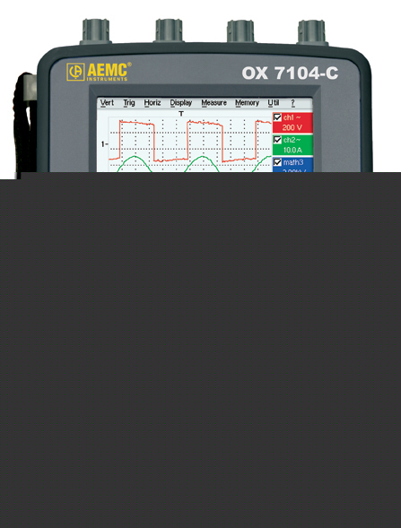 Aemc OX7102 portable digital oscilloscope scopemeter