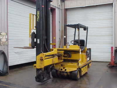 Drexel narrow aisle swing mast electric forklift 