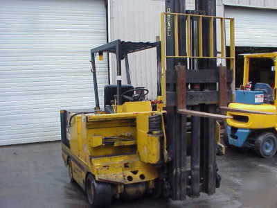 Drexel narrow aisle swing mast electric forklift 