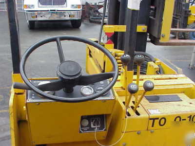 Drexel narrow aisle swing mast electric forklift 