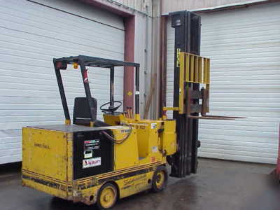 Drexel narrow aisle swing mast electric forklift 