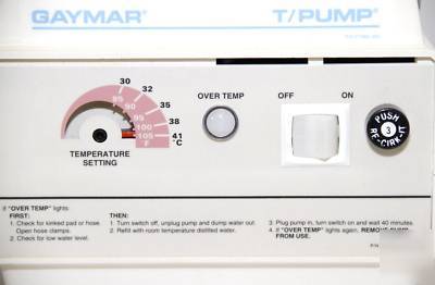 Gaymar tp 400 heat therapy pump with pad