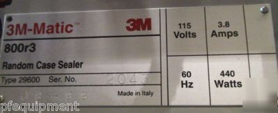 3M-matic 800R3 random case sealer
