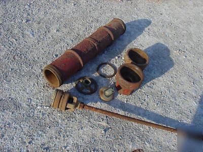 Antique submersible pump jack pump rebuildable monitor