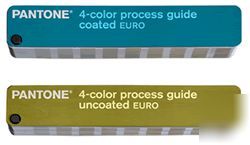 Pantone 4 colour process guide euro, coated & uncoated