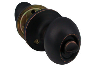 Dark oil rubbed bronze oval knob for elisabeth cabiness