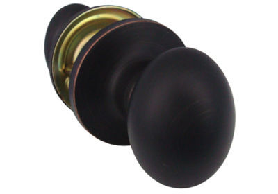 Dark oil rubbed bronze oval knob for elisabeth cabiness