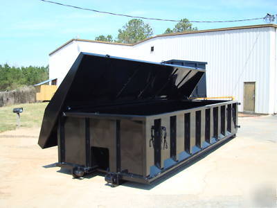 New going green easy glide roll off container lid 