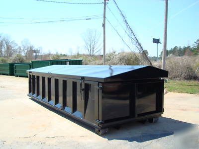 New going green easy glide roll off container lid 