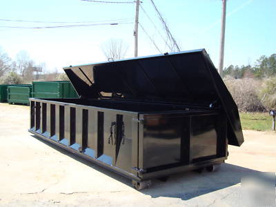 New going green easy glide roll off container lid 