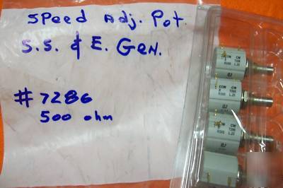 New lot of 4 ea. speed adjustment pots / bi 0341 / 