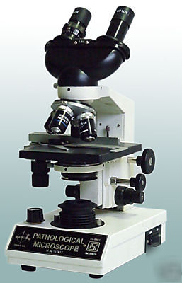 Professional 40-2000X binocular lab microscope with
