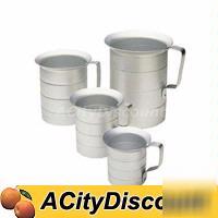 1DZ update amea-20, 2 quart aluminum liquid measurers