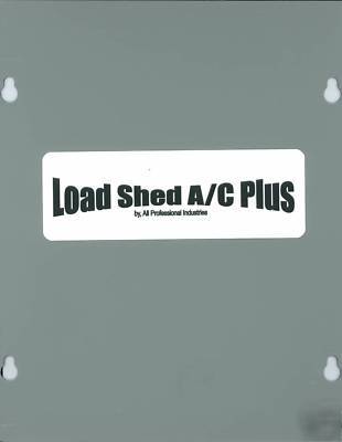 2161 generator load shed a/c plus 30Aâ„¢