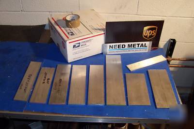 6061 aluminum flat bar 9 piece combo pack 1/4