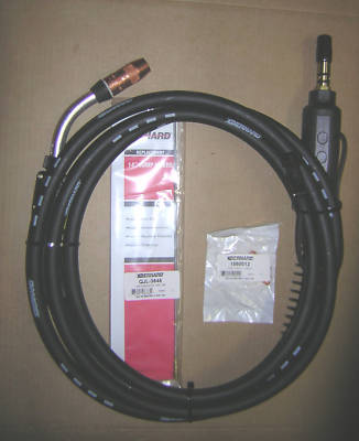 New bernard 400 amp mig welding gun 15 ft miller feeder