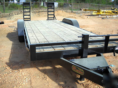 2010 mclendon 6 ton equipment trailer 12,000 gvwr