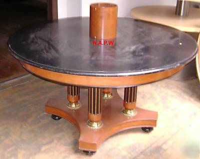 Display table heavy duty round