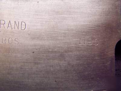 Fulton brand meat cleaver made by foster bros. #1190