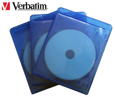 New 3 verbatim bluray dvd rw dl blu ray 2X bd re 50GB 