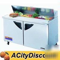 Turbo air tst-60SD 60IN sandwich salad prep cooler nsf