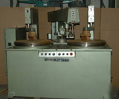 Onsrud RS28 dual table rotary shaper tabletop productn