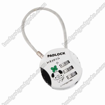 Comic security 3 digits combination padlock lock 21B