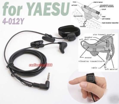 Ear vibration earpiece for yaesu vx-1R vx-2R vx-3R 12Y