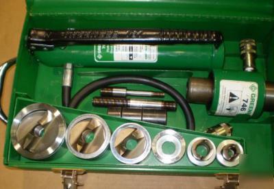 Greenlee 7506 slug splitter hydraulic knockout punch ko