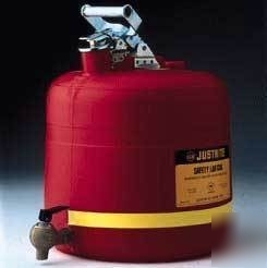Justrite nonmetallic laboratory safety cans, justrite