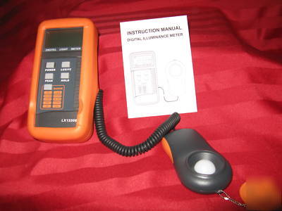 Mastech digital 4-range 100,000 lux meter, LX1330B